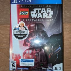 Lego Star Wars Skywalker Saga Deluxe PS4 PS5 + DLC & Minifigure *NEW*