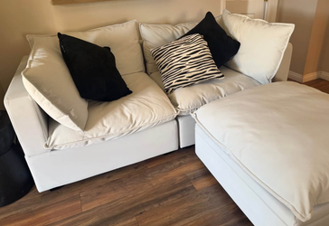Albany Park - Kova 86" Sectional Sofa with Storage Ottoman