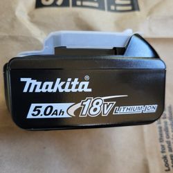 Makita 5.0ah 18v Lithium-Ion Battery