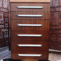 Art Deco Waterfall Highboy Dresser,  Delivery 
