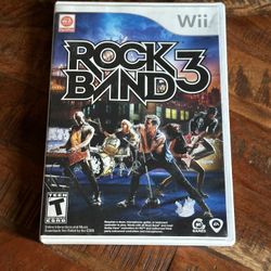 Nintendo Wii Rock Band 3 