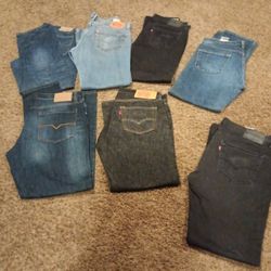 Men Jeans 10.00 Each Size 35/30  34/32 Brand Polo Levi's  Stop By Like New 