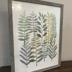 Watercolor Fern Botany Art