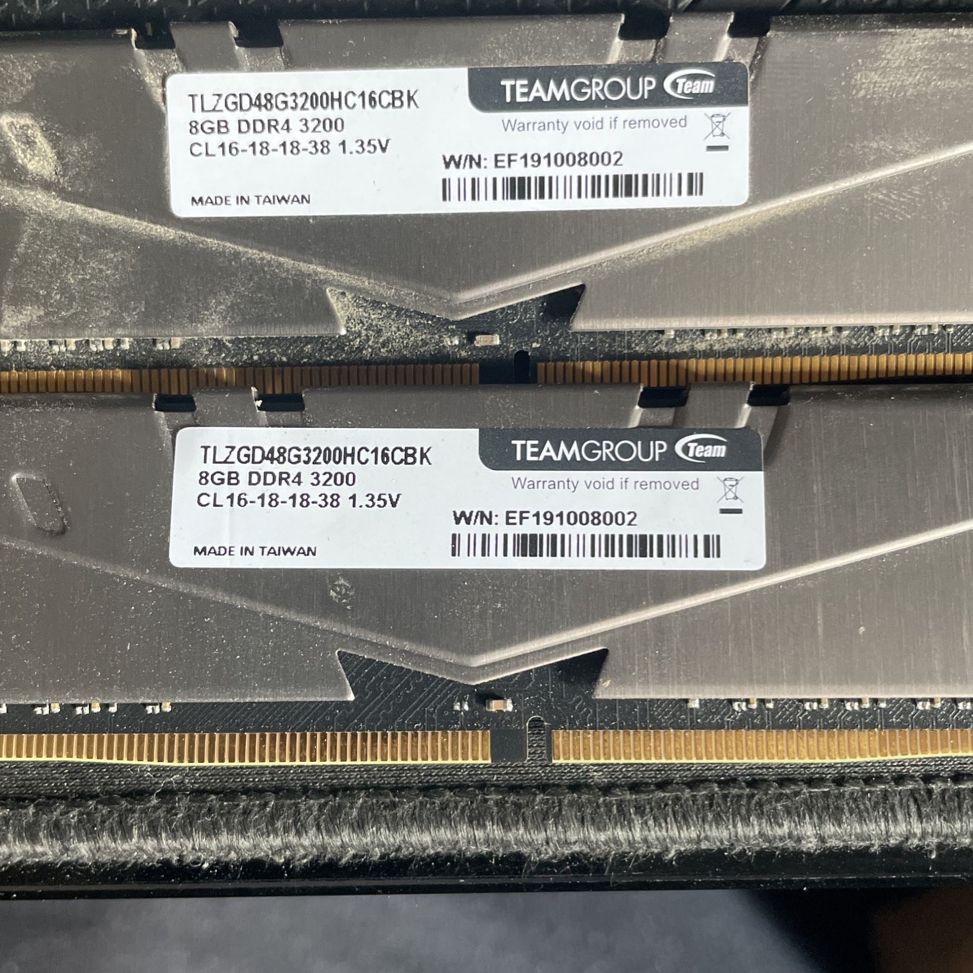 DDR4 2x8, 16GB Total RAM