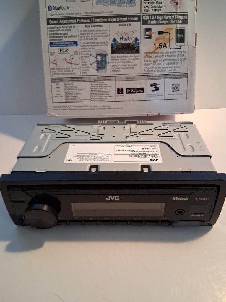 JVC DIGITAL MEDIA RECEIVED BLUETOOTH USB AUX NOT CD PLAYER ( BRAND NEW PRICE IS LOWEST INSTALL NOT AVAILABLE )