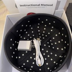 NEW Red Light Therapy Hair Growth Cap – LED Scalp Treatment Device – NEW Open Box
