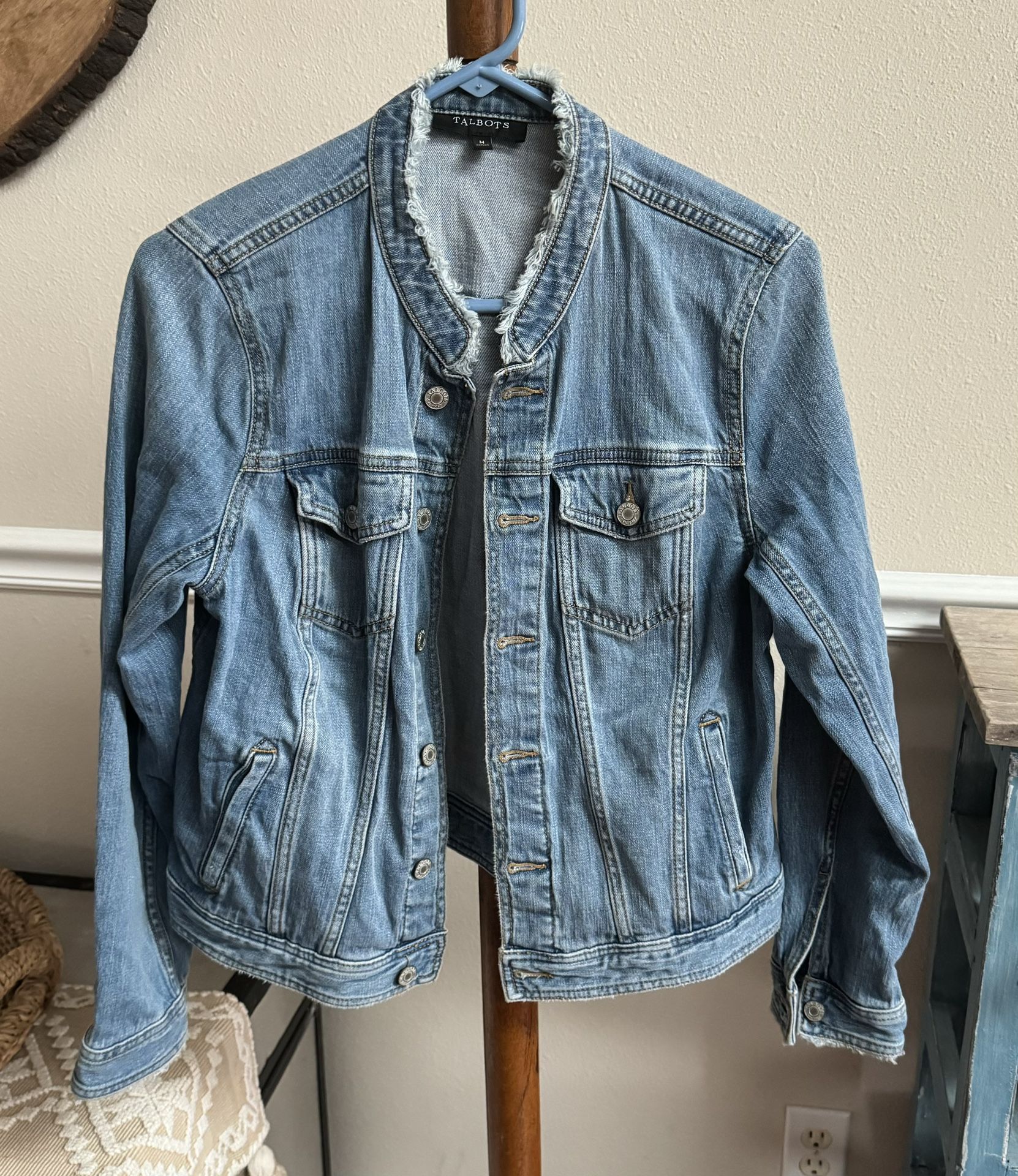 Talbots Denim Jean Jacket Medium Wash just $10 xox