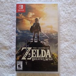 Zelda Breath Of The Wild Game For Nintendo Switch