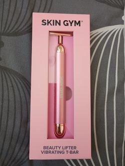 "Skin Gym" Beauty Lifter Vibrating T-bar. Facial Sonic Vibration Tool.