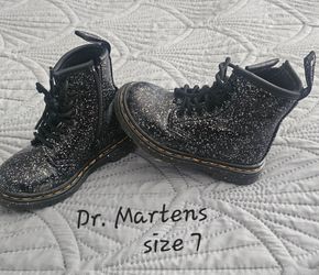 Dr. Martens Kids Glitter Boots Size 7