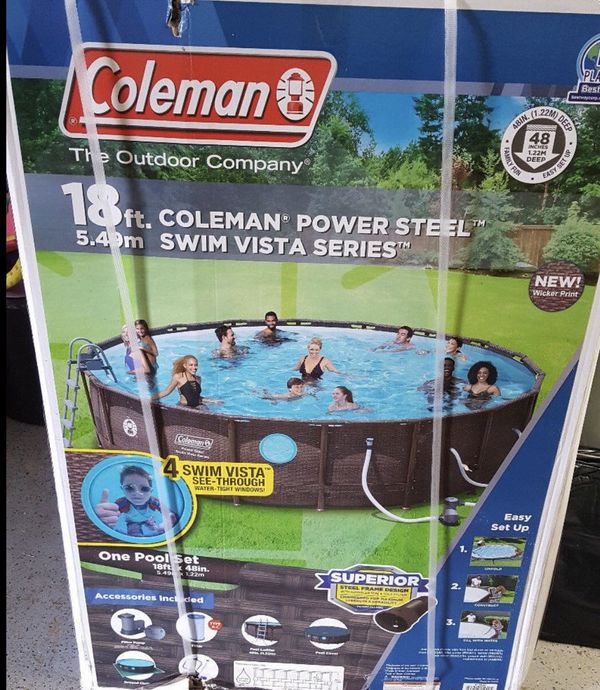 coleman 14 foot pool