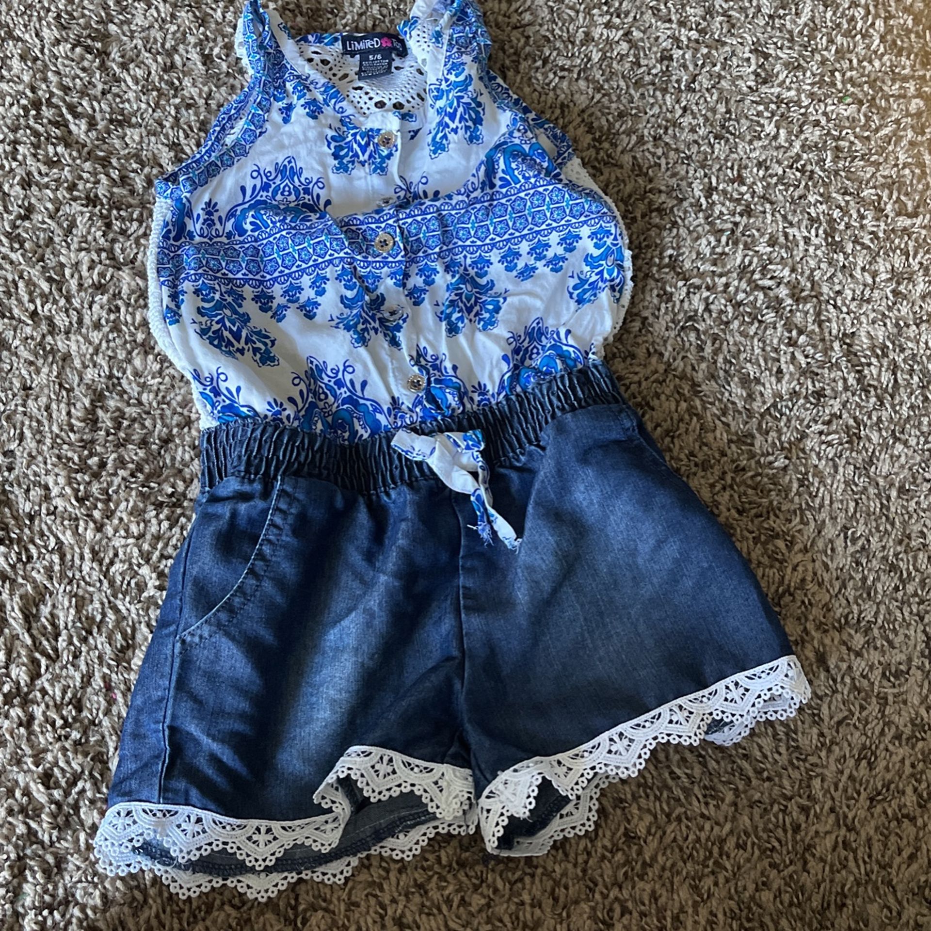 5/6 Girl Romper