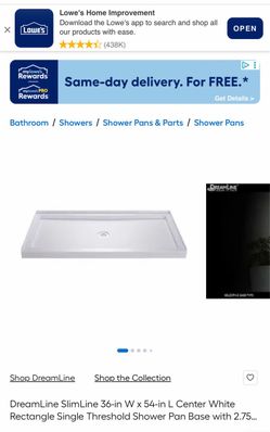 Shower base pan