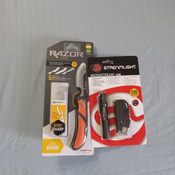 250 Lumens Rechargeable Flashlight  With Tool