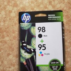 HP Ink. 98 + 95 Black And Tri COLOR