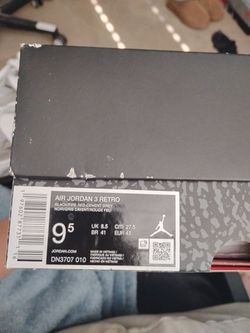 9'5 Jordan 3 breds