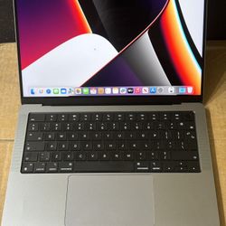 MacBook Pro 14 2021 M1 pro 16 gb Ram 512  ssd Space gray 