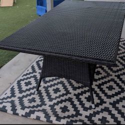 70” Large Wicker Table (FREE DELIVERY 