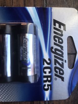 Energizer 1 PK 6v Lithium Photo Battery EL2CR5BP. Lot of 3. Brand New! Unused!