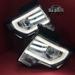 Ford F150 2009. 2014 Headlights.