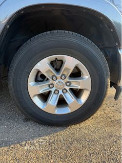 Set of 4 stock ram wheels and tires
