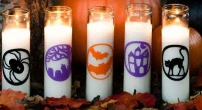 Halloween Custom Candles