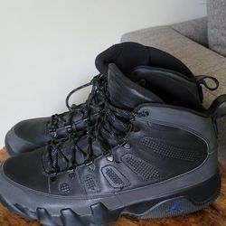 Jordan 9 Retro Black Concord Boot Size 12