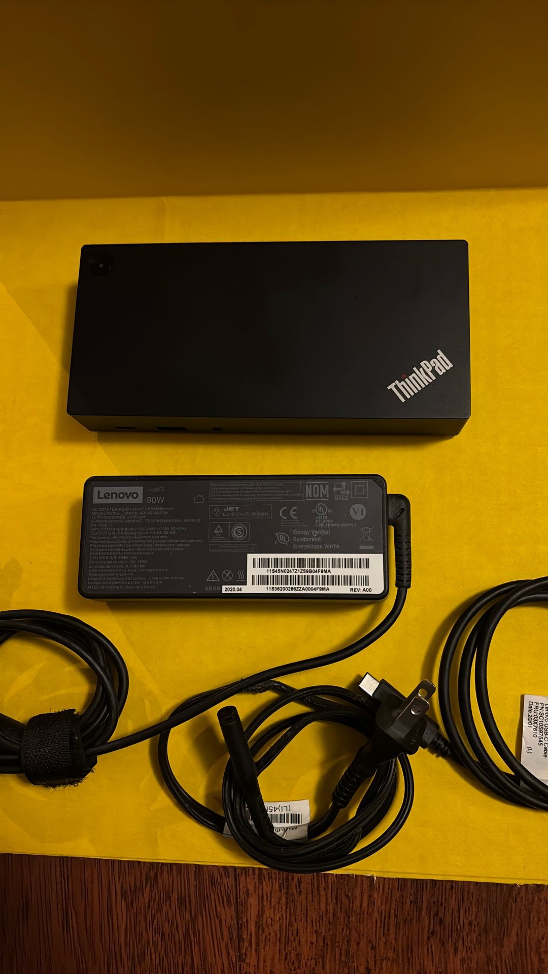 Lenovo Thinkpad USB -C Dock Gen2