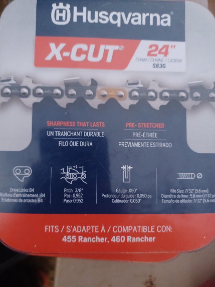 NewcHusquvarna X-cut 24" Chainsaw Chain