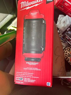 Milwaukee Bluetooth jobsite speaker