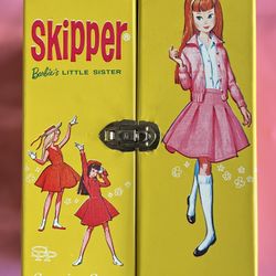 Vintage 1964 Skipper Barbie’s Little Sister Carrying Case