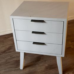 Bedside table — Gray, Mid-Century style