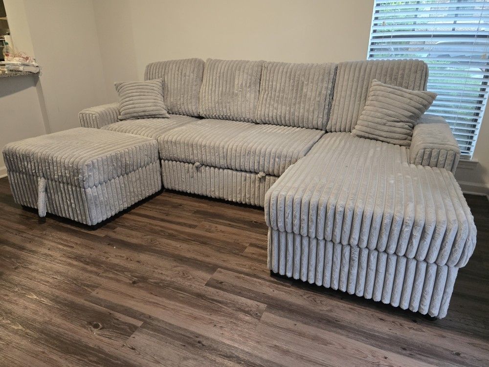 Huge Sleeper SOFA with STORAGE