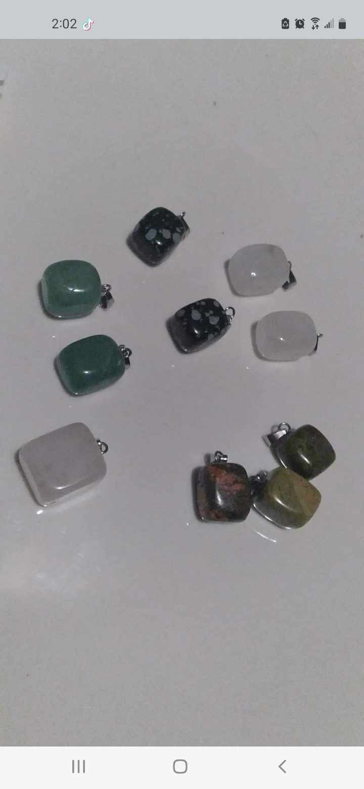 Natural Crystal Pendants. More In Images