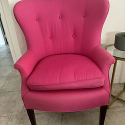 Beautiful Pink Antique Accent Chair