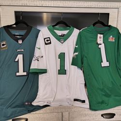 Fly Eagles Fly 🦅 | Authentic Stitched Jerseys | Tampa Showdown 🏴‍☠️