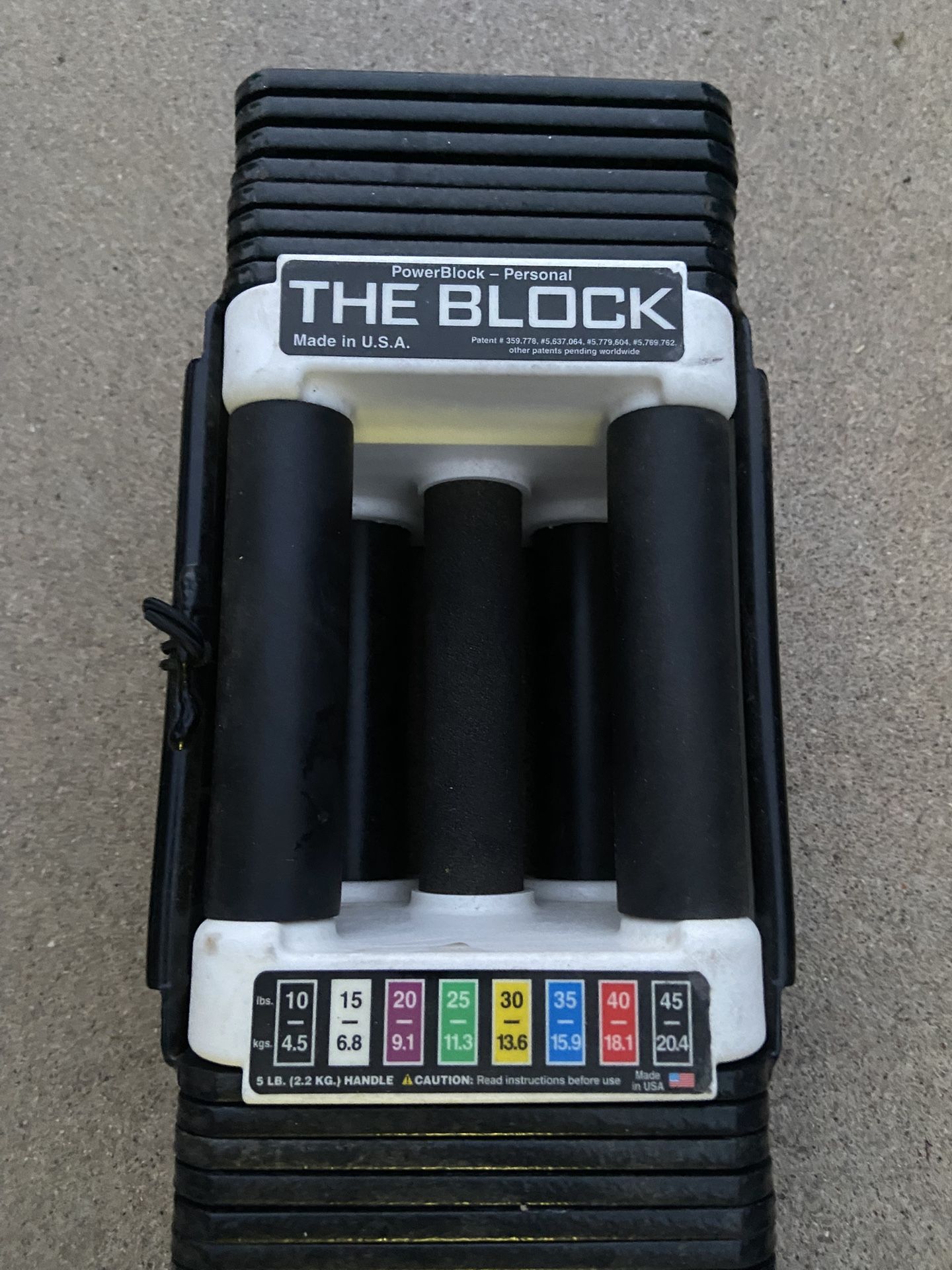 PowerBlock Adjustable Dumbbells – 5 to 45 lbs (Pair)