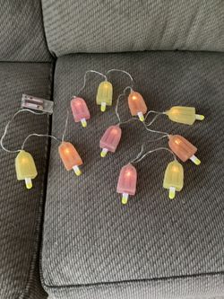 String of Light Up Popsicles
