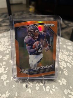 2025 Derrick Henry Orange Prizm Football Card 207/249🔥