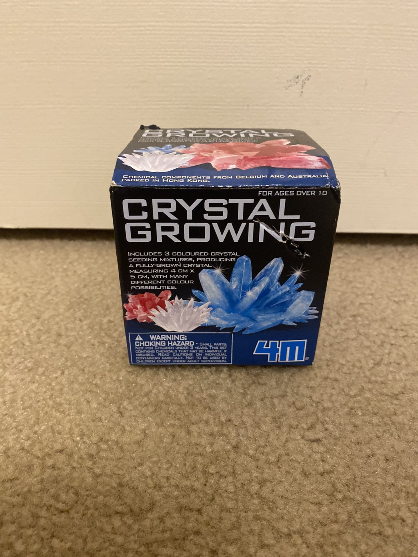 Crystal Growing Science Kit - Easy DIY STEM Toys Lab Experiment Specimens, A Great Educational Gift for Kids & Teens, Boys & Girls