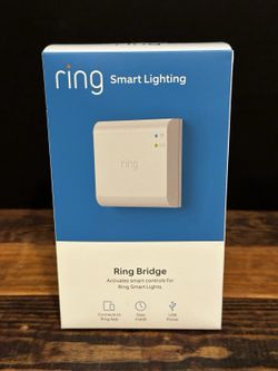 Ring Smart Lighting Bridge Wireless Hub White New Factory Sealed 2020
