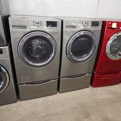 Kenmore Large Capacity Front Load Washer Dryer Set 