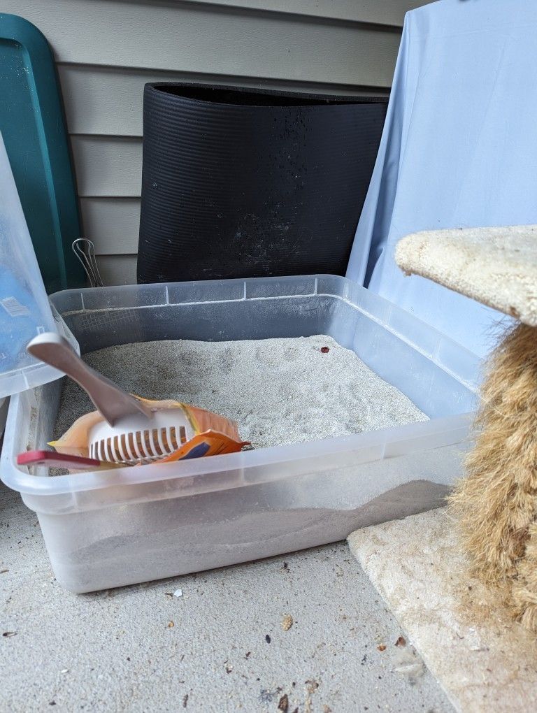 Cat litter box + Lid