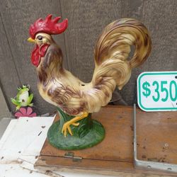Porcelain ROOSTER Statue