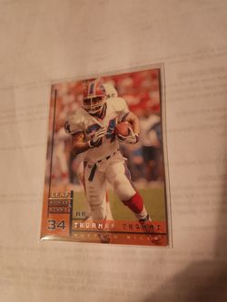 Thurman Thomas 98 Leaf NFL Card