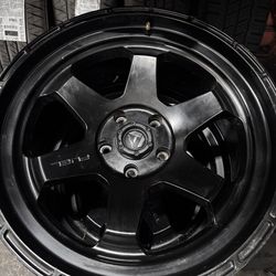 20x9 black FUEL wheels
