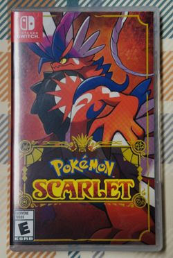 Pokémon Scarlet (Nintendo Switch, 2022) Tested/Works With Case Fast Shipping Z90