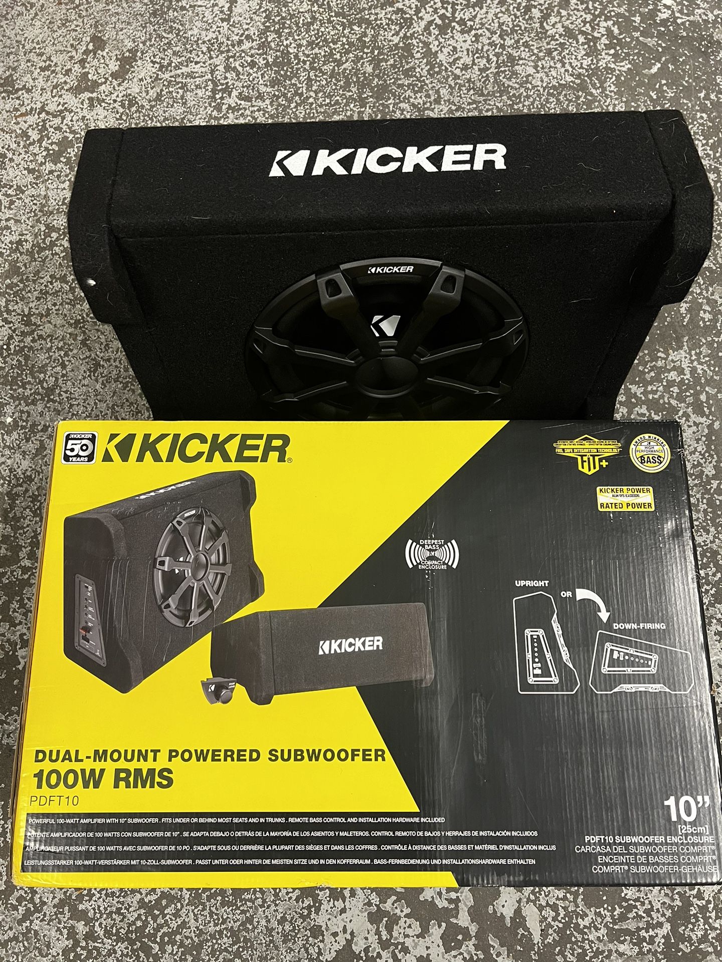 Subwoofer Kicker 100W RMS