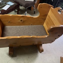 Wooden Baby Crib