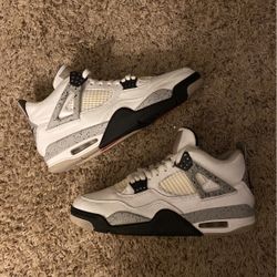Air jordan 4 retro og white shop cement 2016